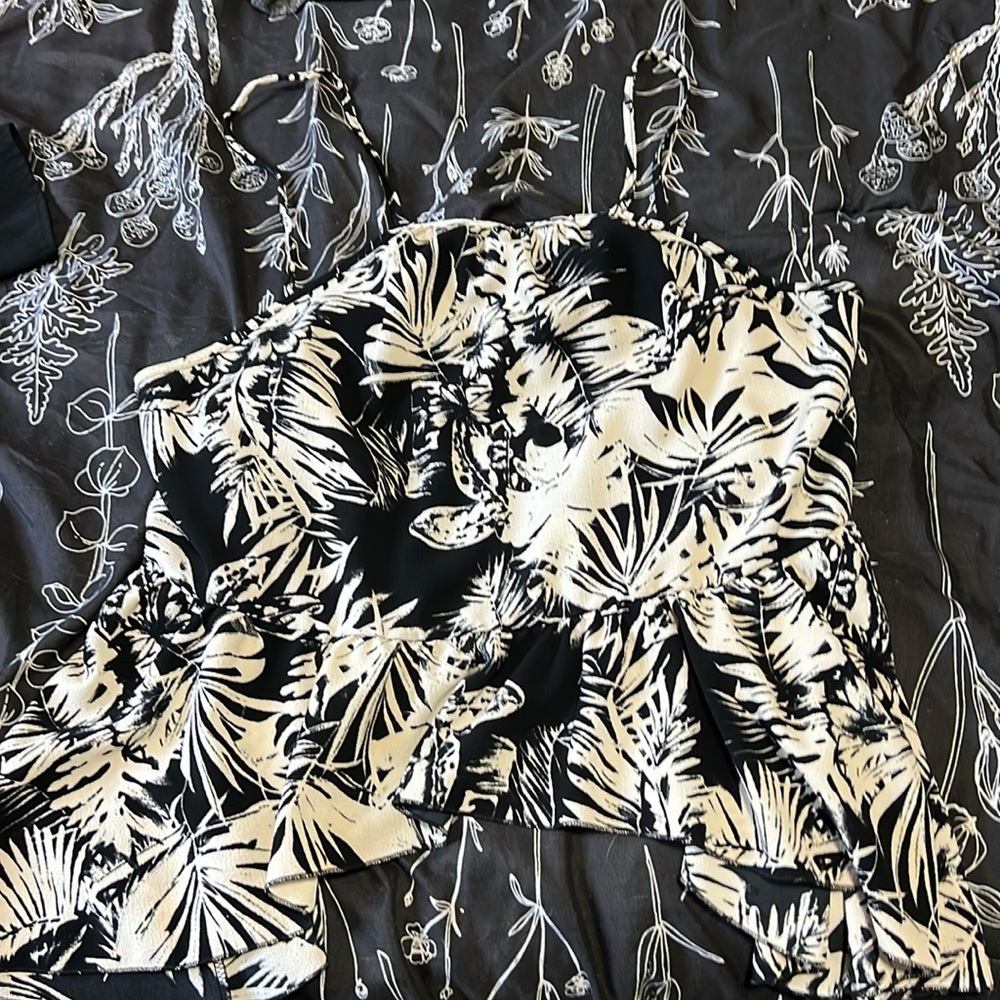Flower tank top.